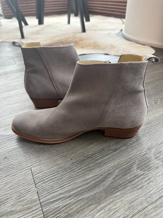  Gray Suede Chelsea Boots - Size 44 (US 10.5) main image 5